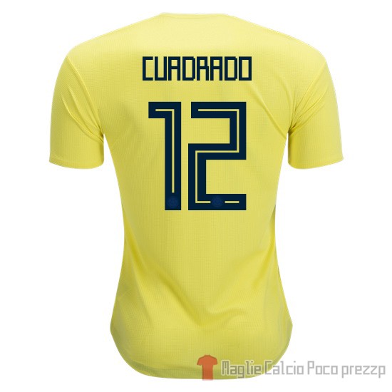 Maglia Colombia Giocatore Cuadrado Home 2018 - Clicca l'immagine per chiudere
